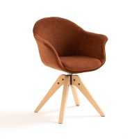 Кресло Офисное вращающееся QUILDA единый размер оранжевый LA REDOUTE INTERIEURS  фото, kupilegko.ru